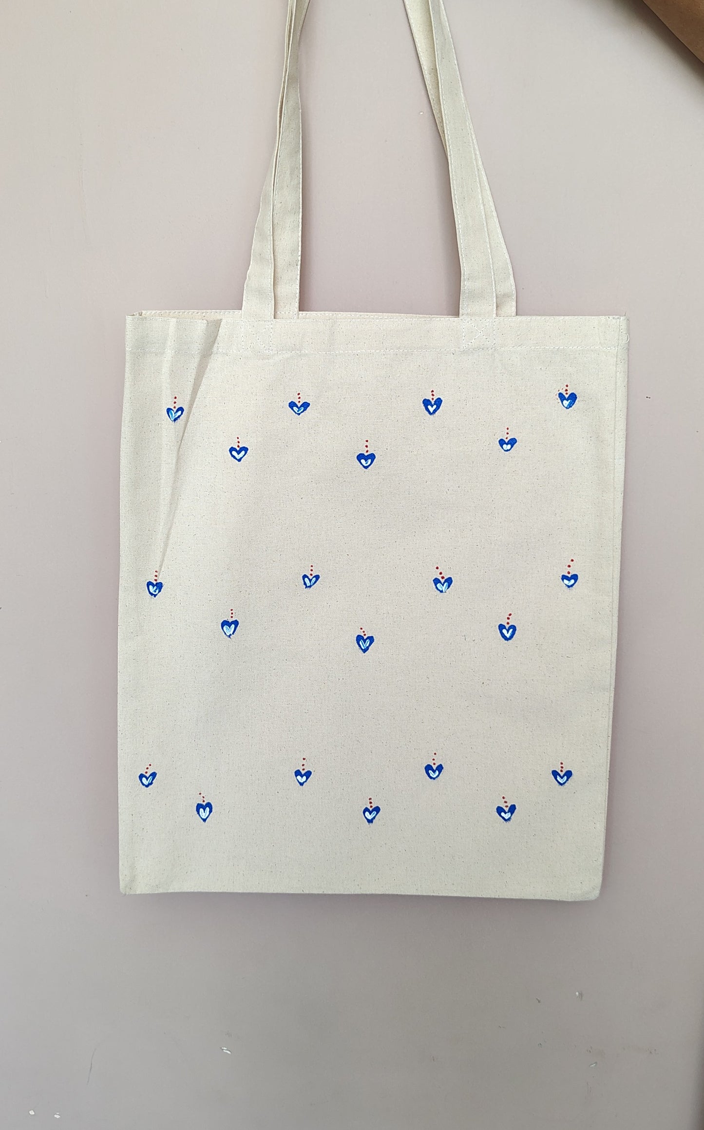 Blue Love Tote Bag